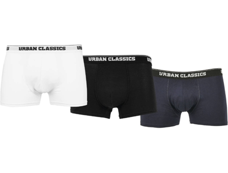 Conjunto de 3 Boxers URBAN CLASSICS Algodón Hombre (3XL - Multicolor)