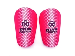 Espinilleras de fútbol mini deportivas para niños y adultos talla M 10x6 cm rosa Oxum