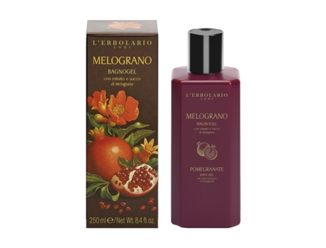 L'Erbolario - lavagem do corpo de romã 250 ml de gel