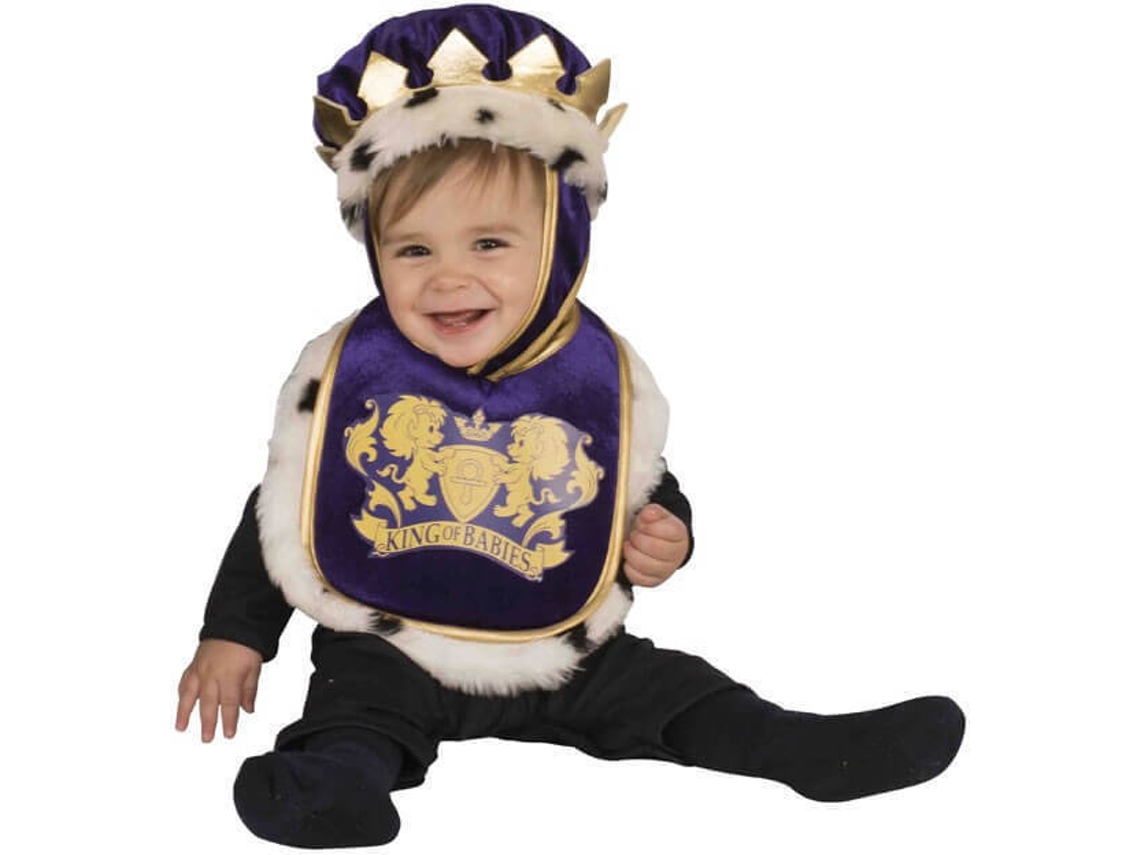 Disfraz de Bebé DISFRAZZES Rey Medieval (Talla: 1 a 12 meses)