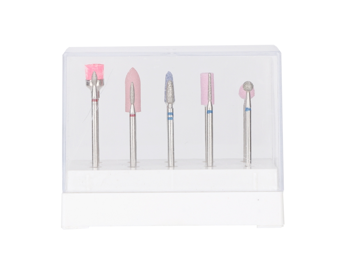 Set Rebe con 10 brocas, herramientas para pulir uñas, ideal para manicuras y pedicuras con aparatos eléctricos.