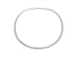 Collar de moda para hombre, cadena de collar, cadena para hombre, accesorios, acero de titanio, cadena de eslabones cubanos
