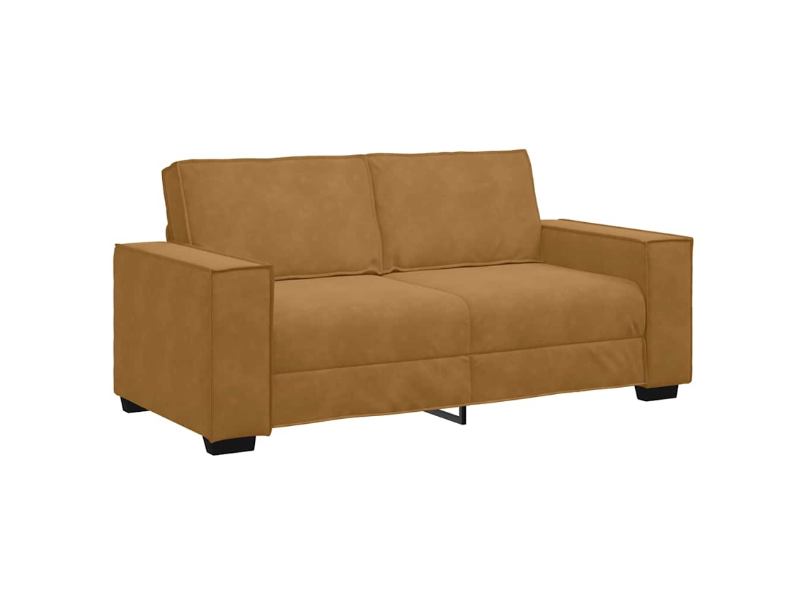 Maison Exclusive - Sofá De 2 Plazas Terciopelo Marrón 180x78x84 Cm