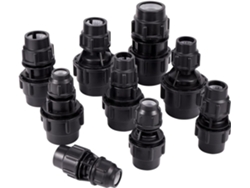 Conector Reductor Recto De Pvc 20/25/32/40/50 Mm Para Mangueras Invernaderos