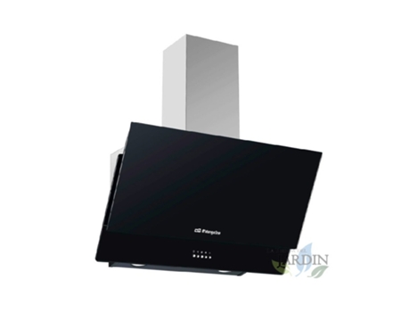 Campana Decorativa Cristal Negro ORBEGOZO Clase Energética C Motor 105W 3 Niveles Potencia ORBEGOZO