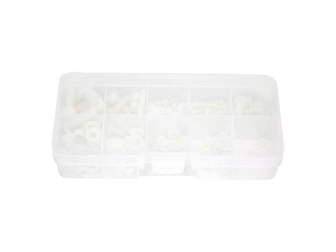Juego De Tornillos De Nailon Con Tuerca Hexagonal M2-m5, Kit De Aislamiento Industrial, 150 Piezas.