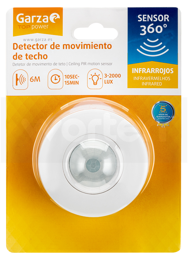Detector de Movimiento techo GARZA 430039