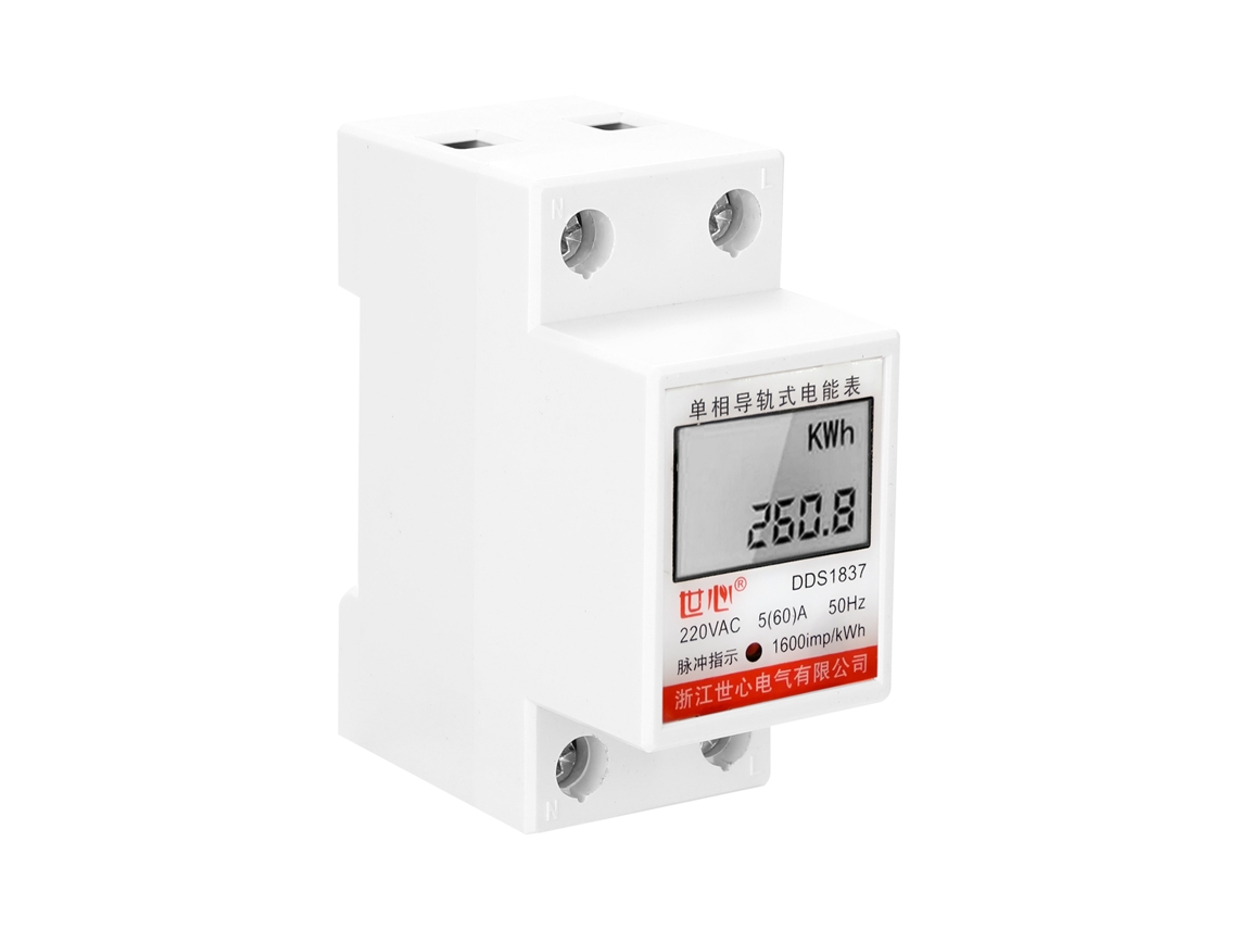 Medidor De Electricidad Monofásico Dds-ldg De 220 V Y 50 Hz Con Pantalla Lcd.