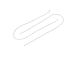 2pcs Correntes de Pérolas Imitation para Bolsa Handle Strap Acessórios Decoração 1m