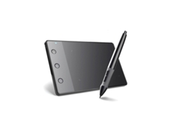 Huion H420 tableta de dibujo gráfico profesional con 3 teclas de acceso directo 2048 niveles de sensibilidad a la presión resolución de lápiz de 4000LPI negro