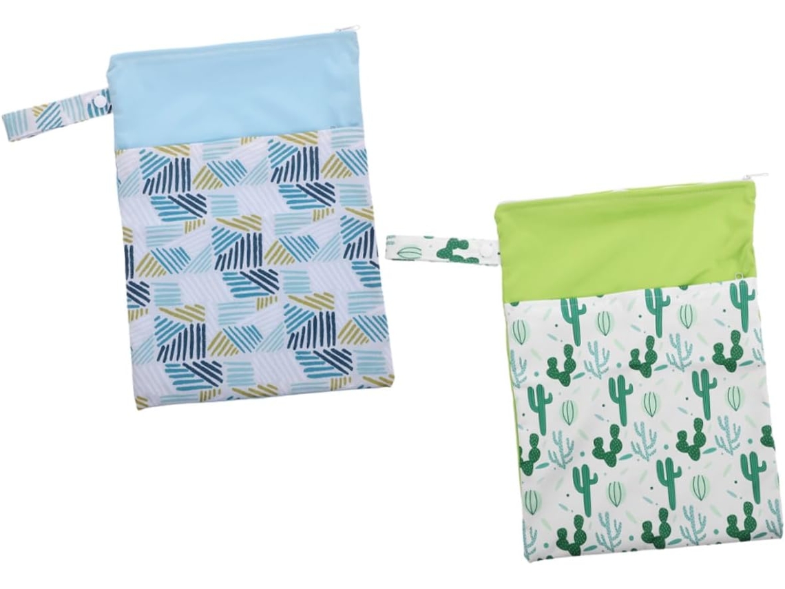 Bolsa Multiusos De 2 Piezas Para Guardar Compresas Y Otros Artículos Sanitarios, Organizador De Pañales.