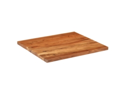 Tablero De Mesa | Tablero De Escritorio | Superficie De Mesa Rectangular Madera Maciza Acacia 90x80x3,8 Cm