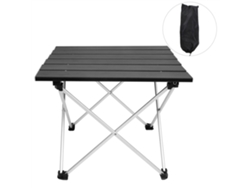 Mesa plegable de aluminio para camping, barbacoa y picnic