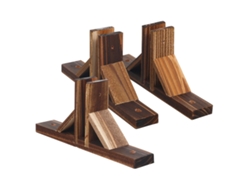 Soportes De Madera Para Vallas Inoomp, 3 Piezas: Componente Práctico Para Vallas De Jardín Y Patio Delantero Con