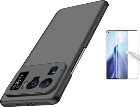 Kit Carcasa y Protector Cristal Curvado Xiaomi Mi 11 Ultra Turtleshell Negro