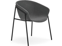 Sillón BAZAR MONDIALE Hug (Gris Oscuro - Metal y Tela - 59x67x79 cm)