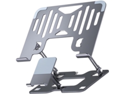 Soporte Ergonómico De Doble Brazo Para Portátil - Plegable - Fabricado En Aluminio - Antideslizante