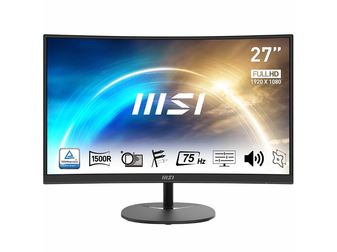 Monitor MSI MP271CA (Negro - Full HD - Flicker free - 27" - Enchufe EU - 5 ms)