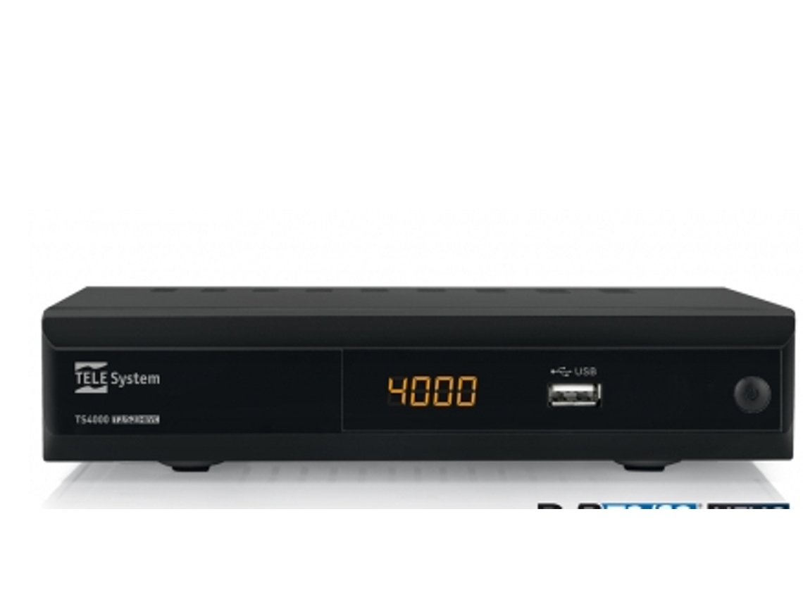 Box TELE System TS4000 Cable Full HD Negro