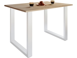 Mesa de Comedor de Madera Mesa de Cocina Xona U 110x80 Vcm