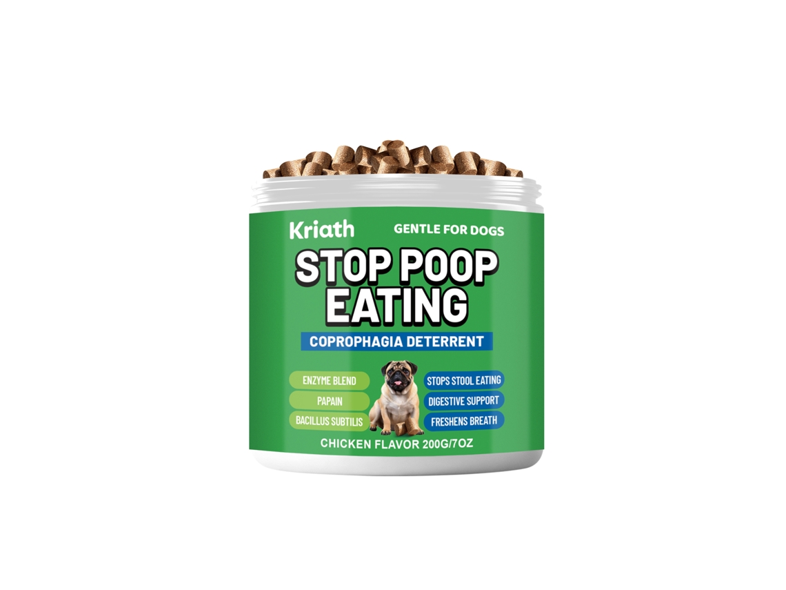 Comprimidos masticables para prevenir la ingestión de heces de perro.