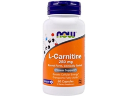 Complemento Alimentar NOW FOODS Now Foods L Carnitine 250 mg 60