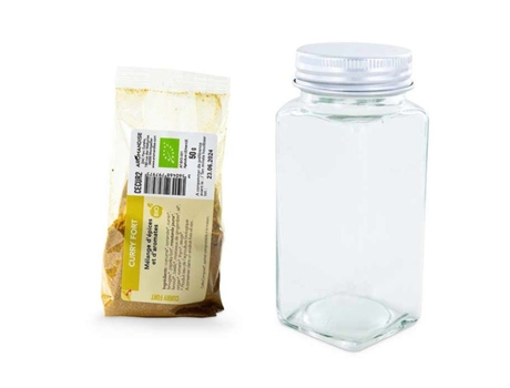 Bote de especias + curry fuerte 50 g