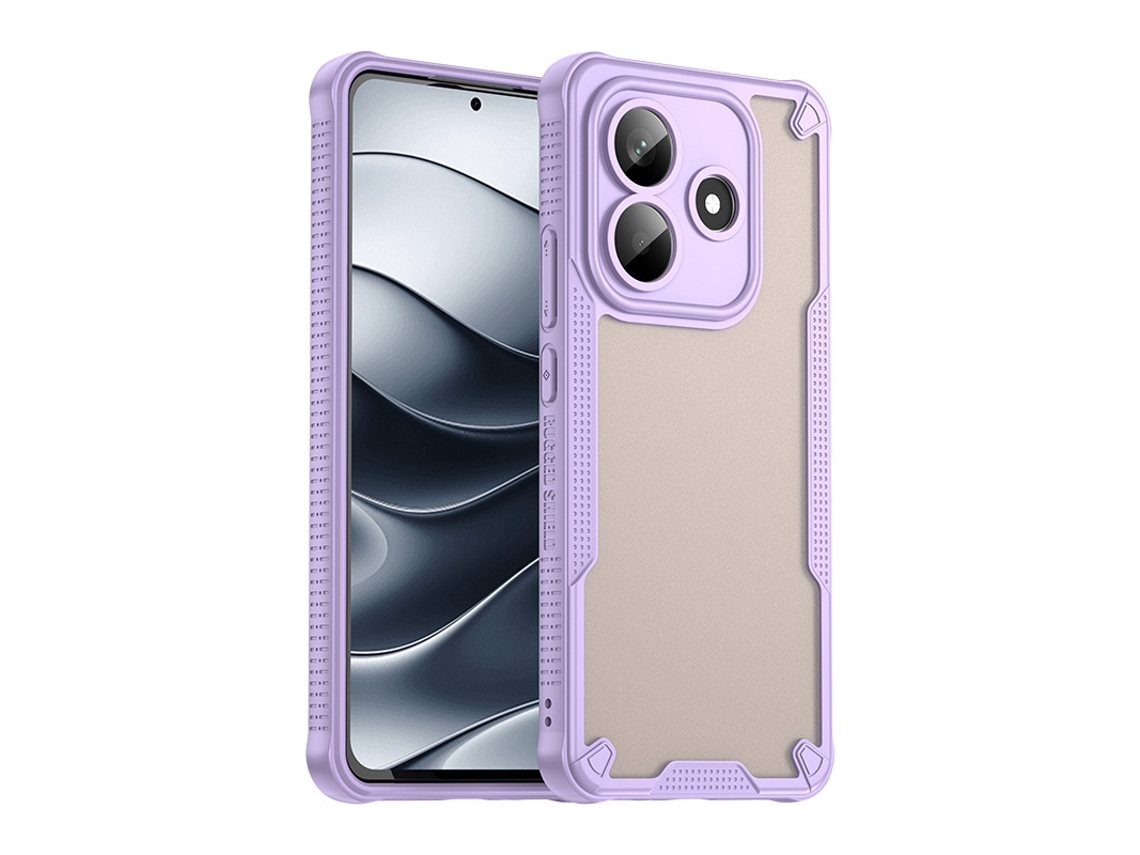 Capa Para Celular Reforçada E Resistente A Quedas.roxo - Redmi Note 14 Pro 5g