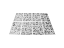 Paquete De 8 Películas Termorretráctiles Con Un Bonito Diseño De Animales - Papel Sintético Termorretráctil