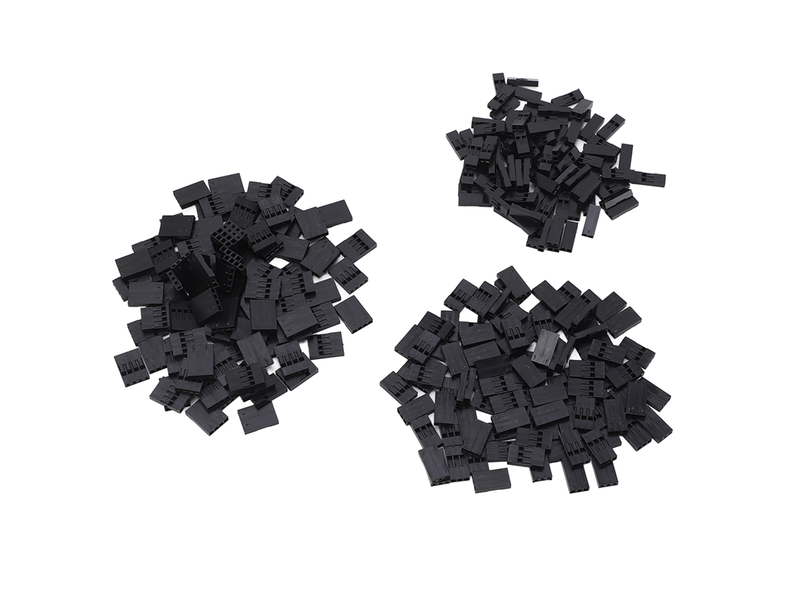 300 Piezas Cable Puente Conector Terminal 2.54mm 18-26 Awg 2 3 4 Pin Con Pin Y Caja