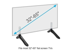 Base Para Soporte De Tv Xvg Para Mesa O Cajonera Con Fácil Instalación Y Soporte De Hasta 35 Kg.