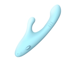 Vibrador De Masaje Impermeable Recargable Usb Con 8 Modos Para Mujeres (azul) Yizhood
