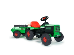 Tractor INJUSA Basic 6V Verde (Edad Mínima: 12 Meses - 136 x 52 x 50 cm)