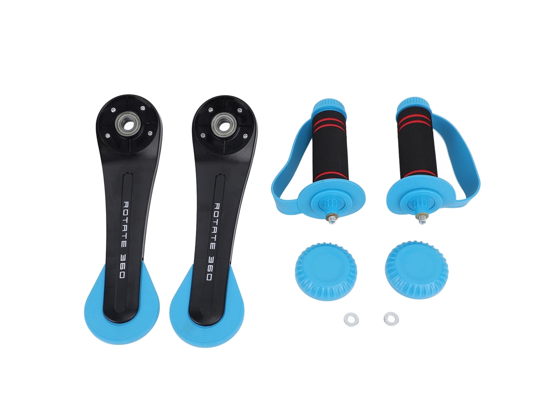 2026rebe-2 Peças De Halteres Para Mulher Com Manivela Rotatória Para Treinamento Muscular De Braços, Equipamento De Academia Fitness, Azul Céu