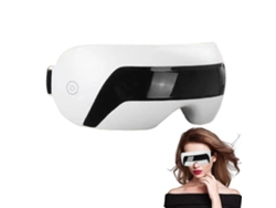 Masajeador de ojos 4D, dispositivo para el cuidado ocular, gafas de masaje con compresas calientes para la fatiga ocular y mejora las ojeras y bolsas.