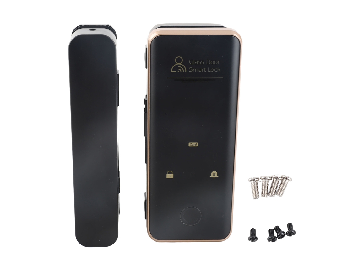 Cerradura inteligente para puerta de vidrio con huella dactilar y contraseña
