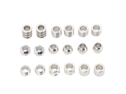 Accesorios De Pelo De Acero Inoxidable Para Trenzas Y Dreadlocks, 9 Estilos, 18 Anillos De Pelo, Para Fiesta Y Uso Diario