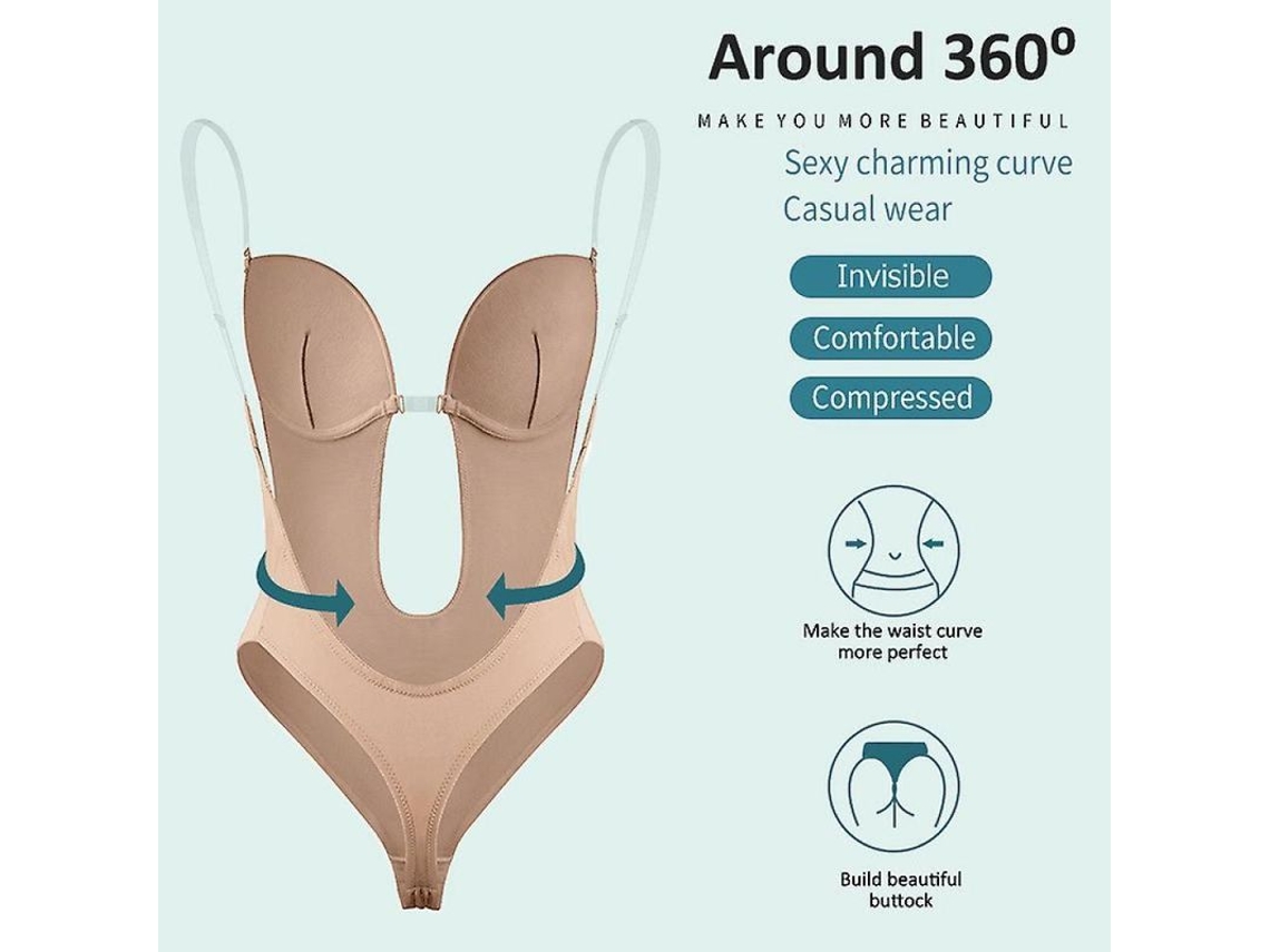 Sutién Entero Para Mujer Con Aro De Acero Escote Profundo Gznm Apoyo Y Ajustable M