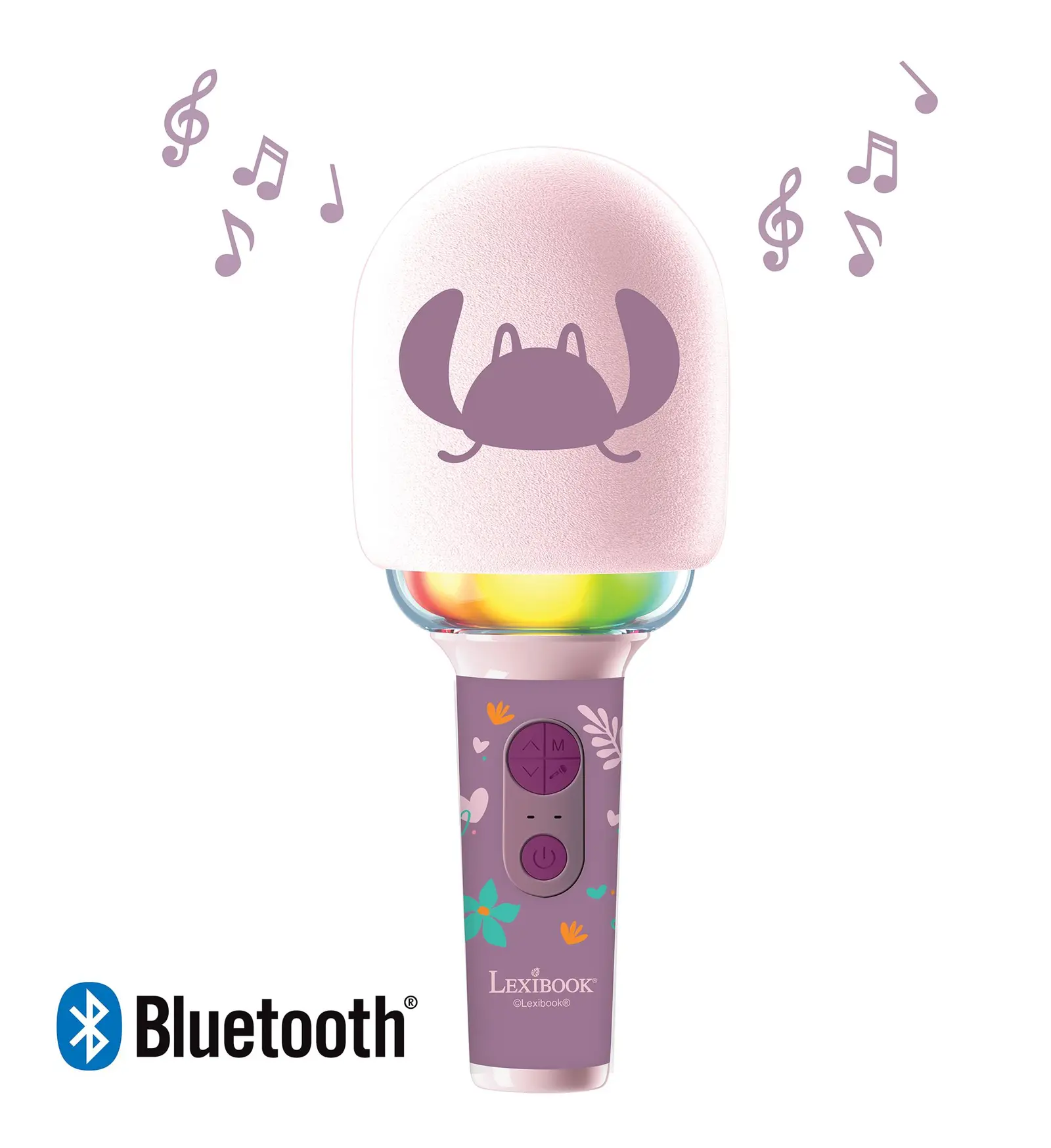 Disney Stitch „angel“ Karaoke-mikrofon Mit Sound- Und Lichteffekten