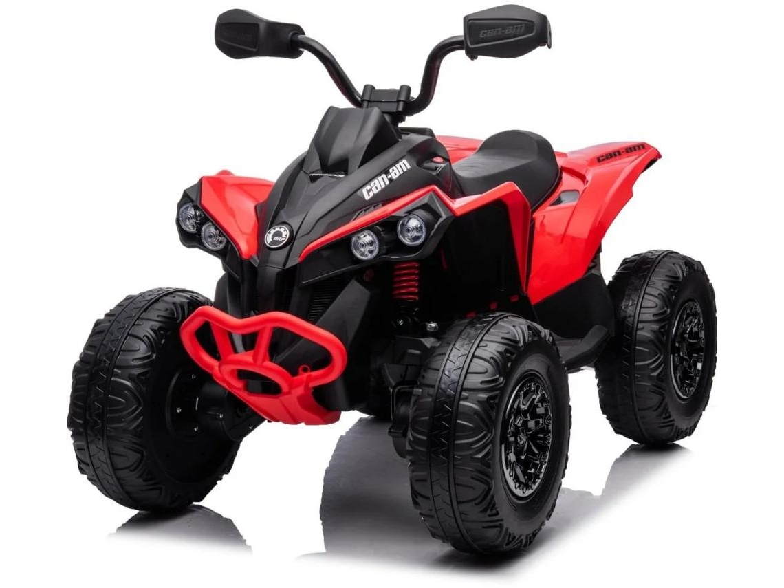 Quad Eléctrico Batería - Can-Am Renegade 12V - 3 a 7 años - 4x4 - Rojo
