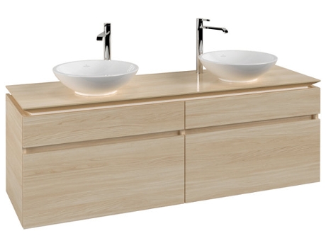 Mueble de tocador Villeroy &amp Boch Legato B600 1600x550x500mm 2 lavabos
