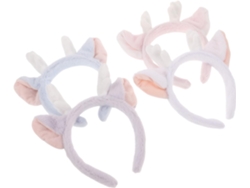Conjunto De 4 Diademas De Peluche Con Forma De Ciervo Para Año Nuevo, Cosplay, Spa Y Tratamientos Faciales.