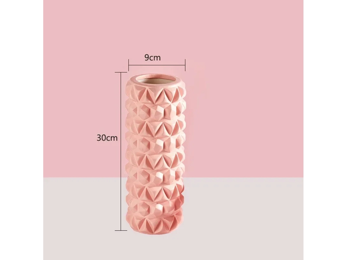 Rodillo de ejercicios para yoga y pilates, masajeador suave de muslos MDUG (rosa)