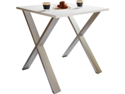 Mesa de Comedor de Madera Mesa de Cocina Xona X 80x80 Vcm