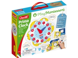 Juego Educativo QUERCETTI Play Montessori Primer Reloj (Edad Mínima: 4 Años - 29 x 24 x 6 cm)