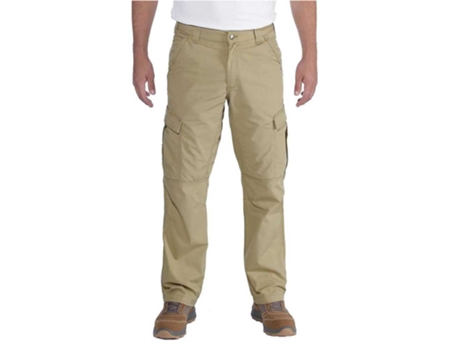 Calça CARHARTT Calça Cargo Folgada Force Broxton Beige 34 / 32