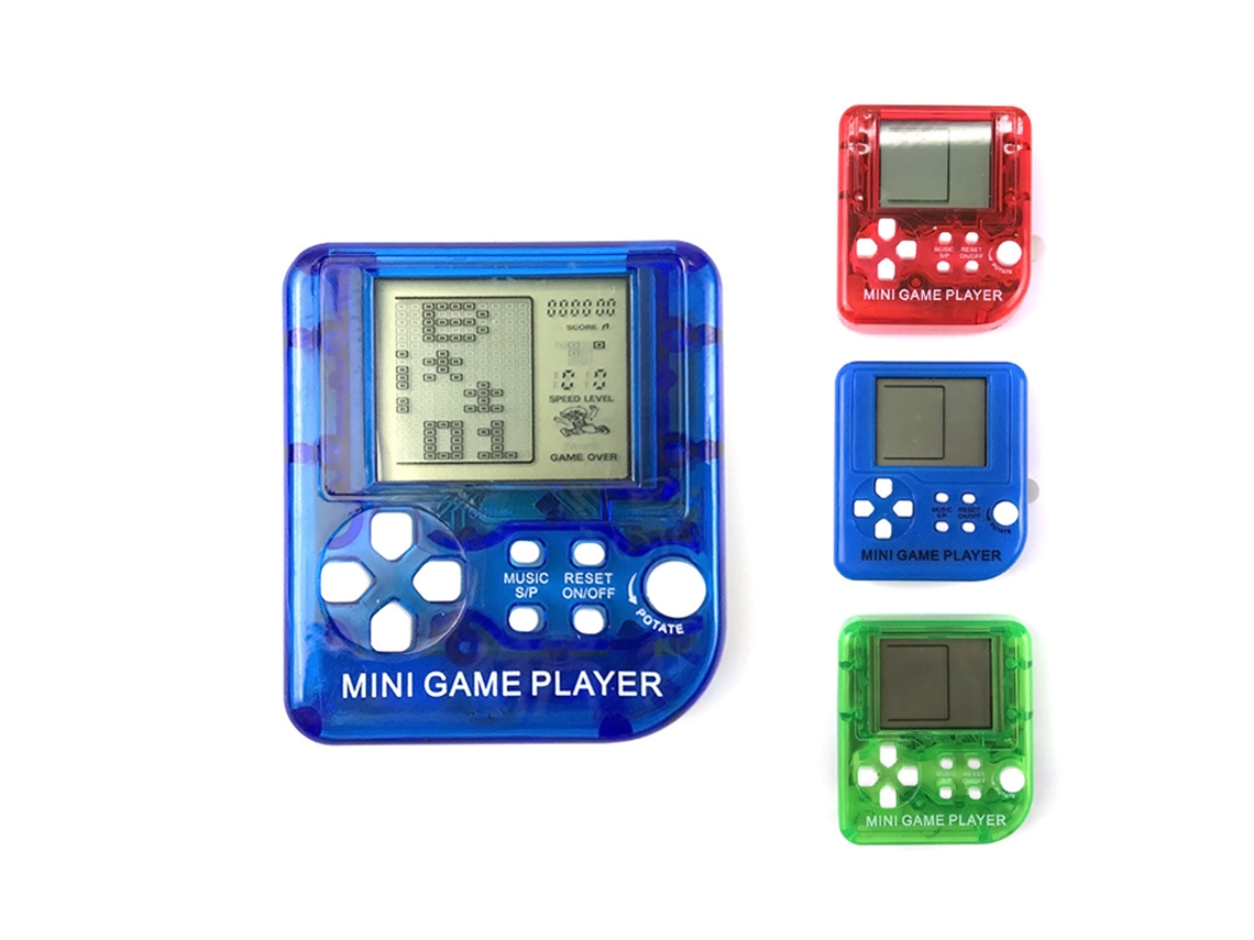 Ats-máquina De Juego Clásica Mini Para Niños Llavero Regalo Cyber Electrónico Color Aleatorio