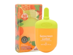Protector Solar Facial FPS60+ Loción 80g, Impermeable, Aclarante, Hidratante y Refrescante para Exterior