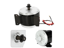 Motor eléctrico con escobillas, potencia 250 W, 24 V CC, OEM negro