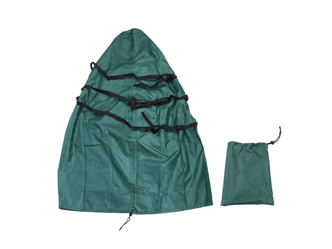 Bolsa De Almacenamiento Vertical Para Árbol De Navidad, 420d, Impermeable, Protectora Y Resistente Al Viento, 34x75 Pulgadas.